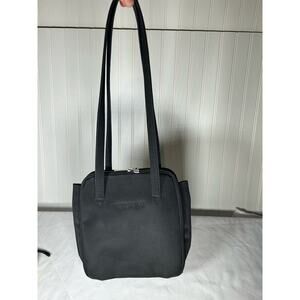 Kenneth Cole Reaction Unisex Shoulder Bag Black Top Handle with Lots of …